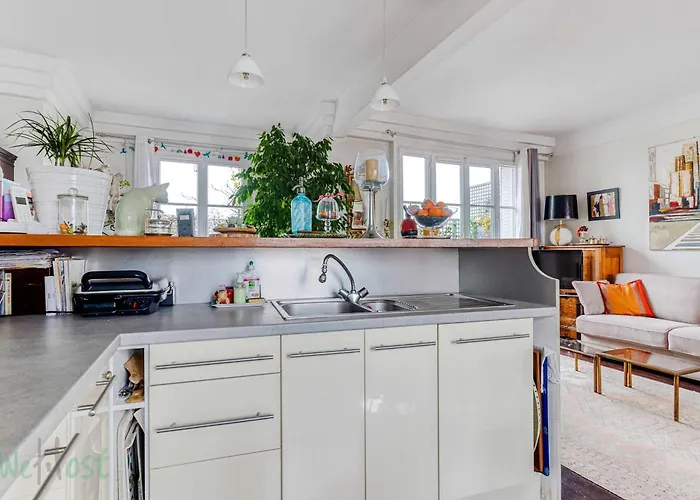 Lägenhet Le Boursault - Stunning Penthouse, Terrace, Parking Paris